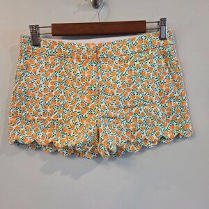 Crewcuts Peach Scalloped Shorts Girls Size 14